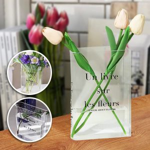 Шик саксија во форма на книга за цвеќиња | FLOWERFRAME