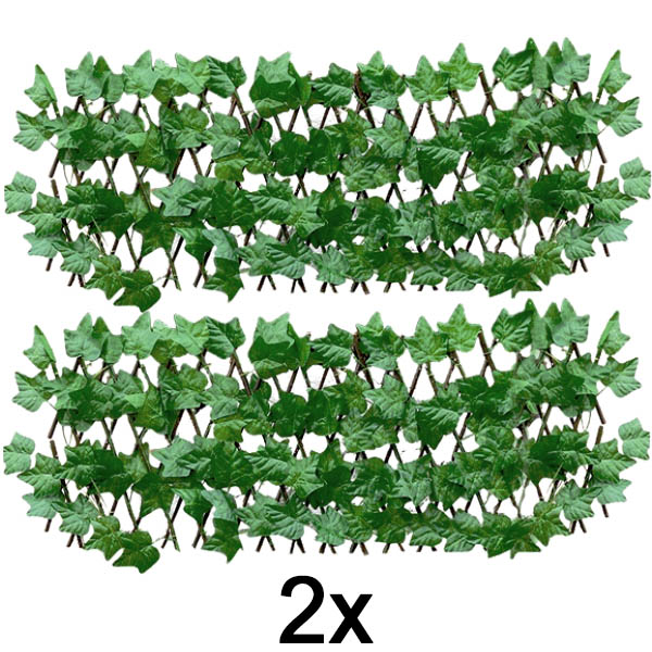 2x Повлечена ограда за градина (30 x 80 cm) | GREENFENCE