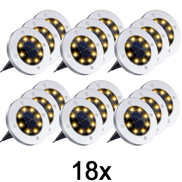 6x Соларни подни светилки за надворешна употреба (3 парчиња) | LUMIGARD